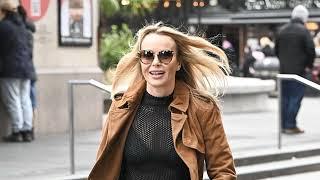 Amanda Holden Leaves Global Studios After Heart Breakfast Show in London