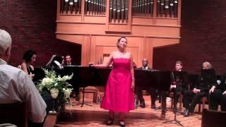 Elizabeth Mondragon sings Von ewiger Liebe by Brahms