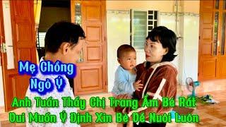 Chị trang và anh tuấn trên đường đi chùa cầu bình an