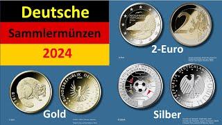 All NEW PRODUCTS Euro coins 2024 in Germany - Don't miss out!