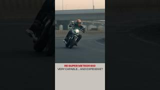 The Royal Enfield Super Meteor 650 Turns Well!
