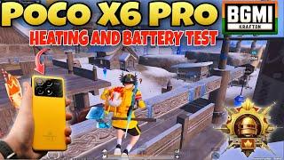 Poco x6 pro heatingAnd battery Test | Poco x6 pro 3.5 Update Bgmi test and heating test 2024