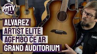 Alvarez Artist Elite AGFM80CEAR Grand Auditorium Electro-Acoustic - Overview & Demo