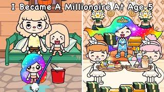 I Became A Millionaire At Age Five  | Sad Story | Toca Life World | Toca Boca | Toca Story