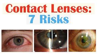 7 Risks of Contact Lens Use | Eye Infections, Disease and Complications from Contact Lenses