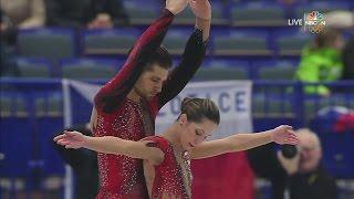 2017 Europeans - Della Monica / Guarise SP NBCSN HD