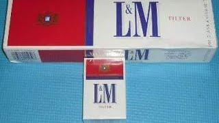 Обзор сигарет L&M из 90-х в хорошем сохране