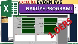 Evden Eve Nakliye  Programı 1.Ders (Transport from house to house Program)