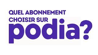 Quel abonnement choisir sur Podia? Mover, Shaker, Earthquaker?