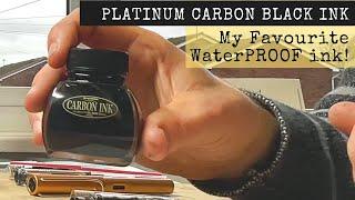 Platinum Carbon Black Ink - My Favourite Waterproof Ink // My Thoughts