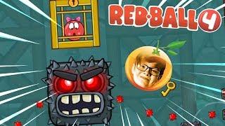 FINAL BOSS!!! Red Ball 4 INTO THE CAVES!! Part 2