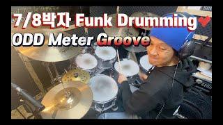 7/8 Funk Drumming! Odd Meter ‘Keep up’