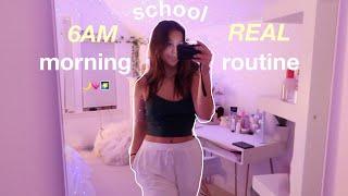 my REAL 6am high school morning routine *grwm*