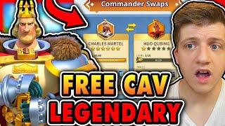 King Arthur FREE Cav Legendary & Commander Swap UPDATE - Rise of Kingdoms