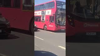 My Uncle on the Wheel of a Mirrorless E400MMC SH Stagecoach 11355 SK20AYJ on 25 at Bow Church Stop A