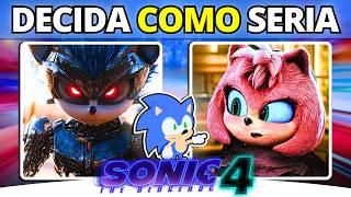  SONIC | O QUE VOCÊ PREFERE PARA O NOVO FILME | Decida como seria SONIC 4 | #quiz #buuquiz