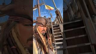 Best job ever! (MIND THE RIGGING CAPTAIN!) ‍️‍️‍️ #captainjacksparrow