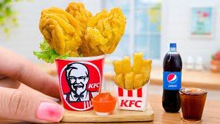 Recreate KFC Fried Chicken Recipe in Miniature Kitchen with Mini Yummy - ASMR Cooking Video