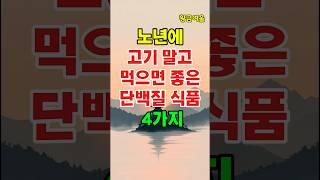  “고기 NO!” 노년에 좋은 단백질 식품 4가지 #shorts#노년건강#단백질식품#고기대체식품#근육보호 #시니어식단 #단백질섭취 #건강노하우 #식단관리 #노인영양 #장수비결
