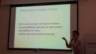 Droidcon India 2012: Building your app for multiple app stores