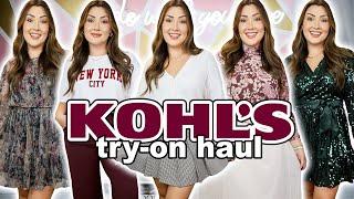 KOHL'S FALL CLOTHING HAUL  AFFORDABLE FALL FASHION