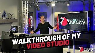 Tour of my Video Studio Setup - Podcasts, Webinars & Video Production