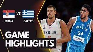 SERBIA VS GREECE｜2024 Paris Olympic Preparation Game | Full Highlights | July 22,2024