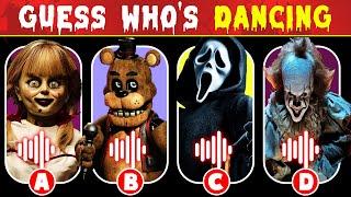 Guess Scary Movie Character By DANCE |  Five nights at freddy's FNAF Movie, Ghostface, Pennywise