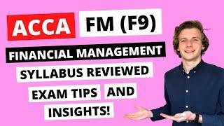 ⭐️ HOW TO PASS ACCA FM (F9) EXAM - SYLLABUS AND EXAM TIPS TO PASS! ⭐️ | ACCA Financial Management |