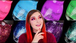 Sinful Colors Wicked Neons Halloween Nail Polish Swatch and Review || KELLI MARISSA