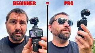 Beginner VS PRO Gimbal Moves with DJI POCKET 3