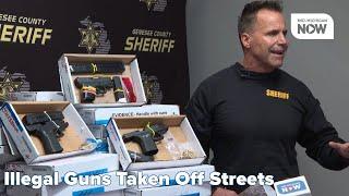 Police take more than 100 illegal guns off the streets of Flint, Michigan