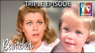 BewitchedI The Many Babysitters of Tabitha  I TRIPLE EPISODE | Classic TV Rewind