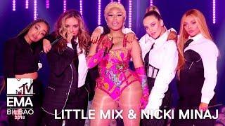 Little Mix & Nicki Minaj Perform 'Good Form / Woman Like Me' (Live Performance) | MTV EMA 2018