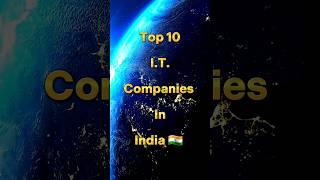 Top 10 Best IT Companies In India  ||#shorts