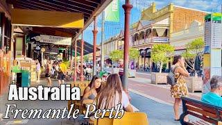 Fremantle Perth: Western Australia | 4k Walking tour Australia | Fremantle Markets, uhd 60fps