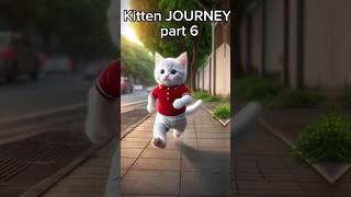 Cat Story Part 6 Kitten Journey #cat #automobile #cartoon #funny #catlaughs #catman #cattales