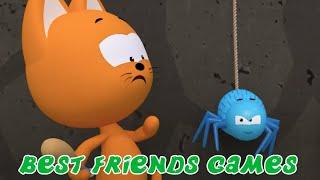 MEOW MEOW KITTY GAMES  BEST FRIENDS GAMES  Playing a game with KOTE