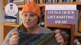 5 Fun & Simple Gift Knitting Projects Holiday Gifting