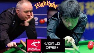 John Higgins vs Wang Yuchen Highlight World Open 2024 snooker