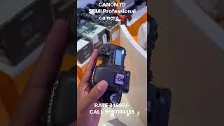 CANON 7D |SEMI PROFESSIONAL CAMERA| AVAILABLE AT MUTHUKUMARAN CAMERAS #canon #muthukumarancameras