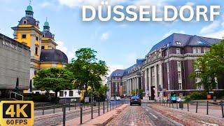 Driving Tour 4K: Düsseldorf Germany 2024  | City Travel & Sightseeing Tour