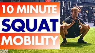 10 Minute Squat Mobility Walk-through [ Axe Rugby ]