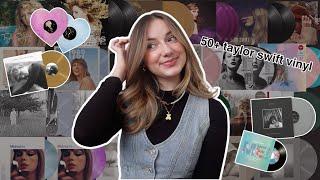 MY TAYLOR SWIFT VINYL COLLECTION || 50+ Taylor Swift Vinyls || alecksis victoria