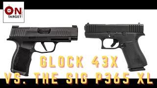 Sig P36XL vs Glock 43X MOS