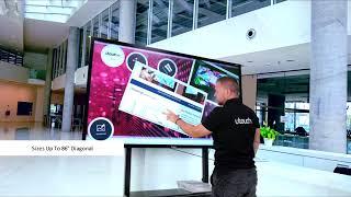 New U-Touch PCAP Touch Overlay Range for Commercial Displays up to 86" diameter