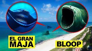 DRONE CATCHES MONSTER BLOOP AND EL GRAN MAJA AT HAUNTED BEACH IN REAL LIFE!