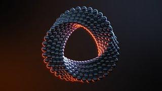 C4D Abstract Ring - Cinema 4D Tutorial (Free Project)