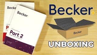 2022 Becker CMA Review Unboxing -- Are Becker CMA Study Materials Good?