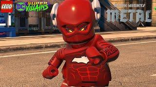 LEGO DC Super Villains Batman The Red Death Free Roam Gameplay (Dark Nights Metal Custom Character)